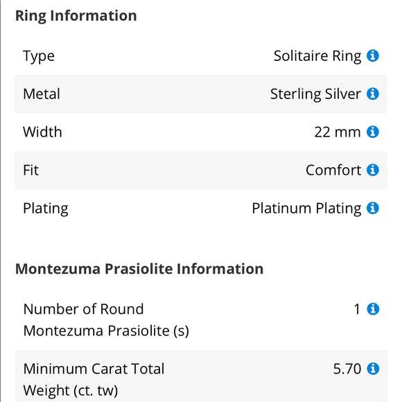 5.70 ctw Montezuma Prasiolite Concave Cut Ring - Picture 6 of 7